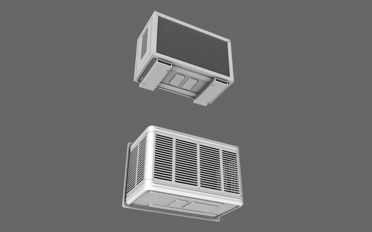 Air Conditioner 3D model_0