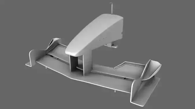 F1 2000 Front Nose Wing Free 3D model