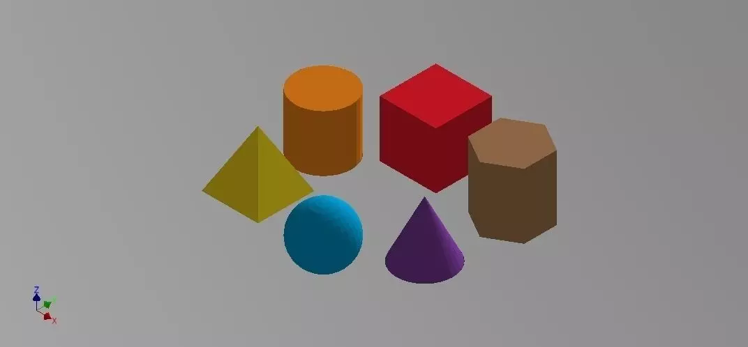 Geometric Shapes Free 3D print model_0