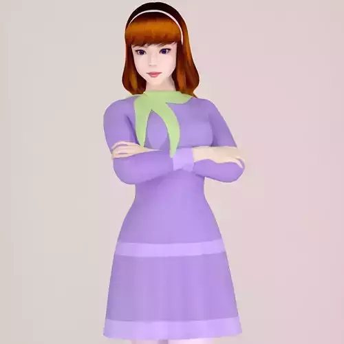 Daphne Blake  pose 01 3D model