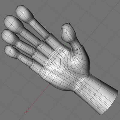 Hand2 hand 3D model_1