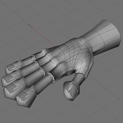Hand2 hand 3D model_2