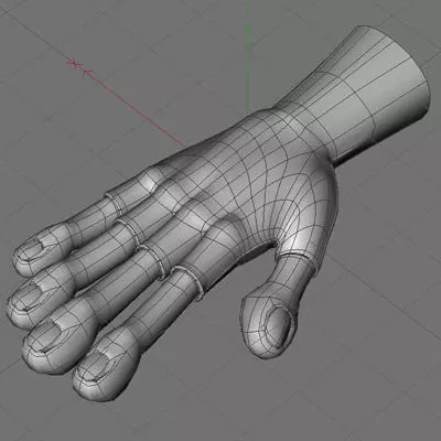 Hand2 hand 3D model_0