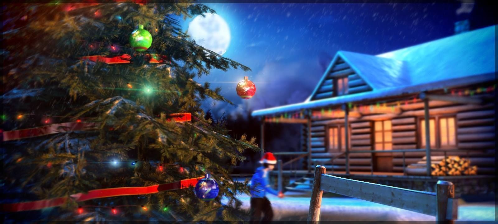 Fir Tree Low-poly 3D model_3