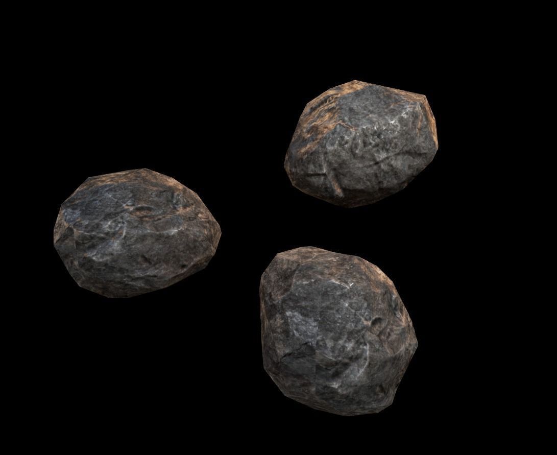 Rocks Pack Low-poly 3D model_0