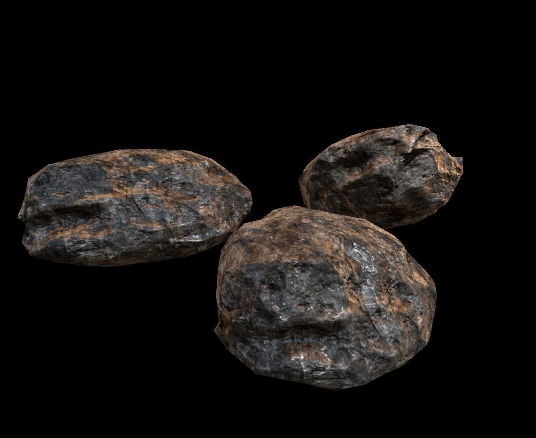 Rocks Pack Low-poly 3D model_3