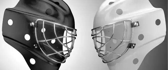 Goalie mask Free 3D model