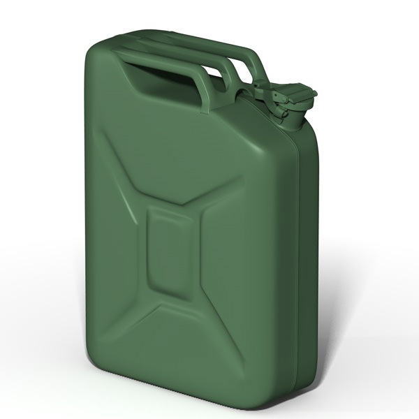 Jerrycan gas can 3D model_1