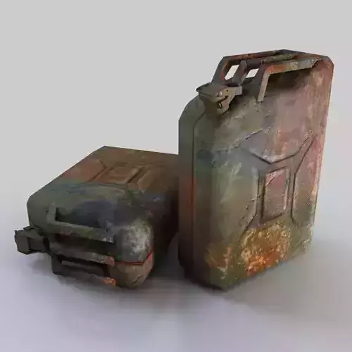 Low Poly Rusty Jerrycan