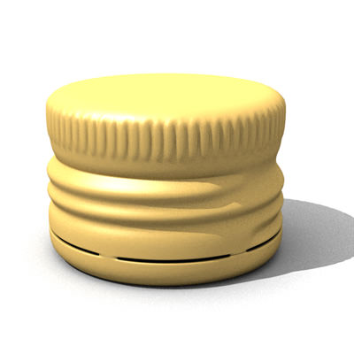 Bottle lid 3D model_1
