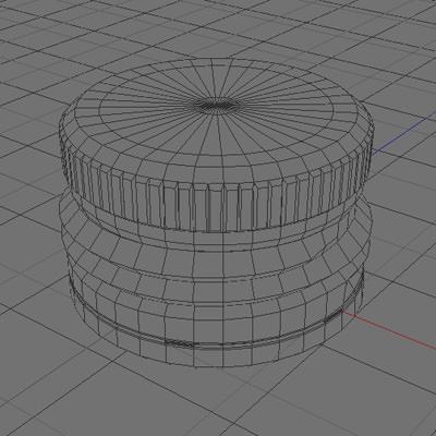 Bottle lid 3D model_2