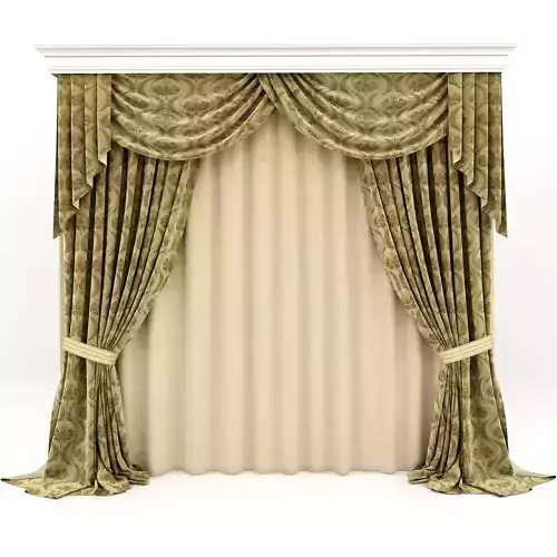 curtains classic 3D model