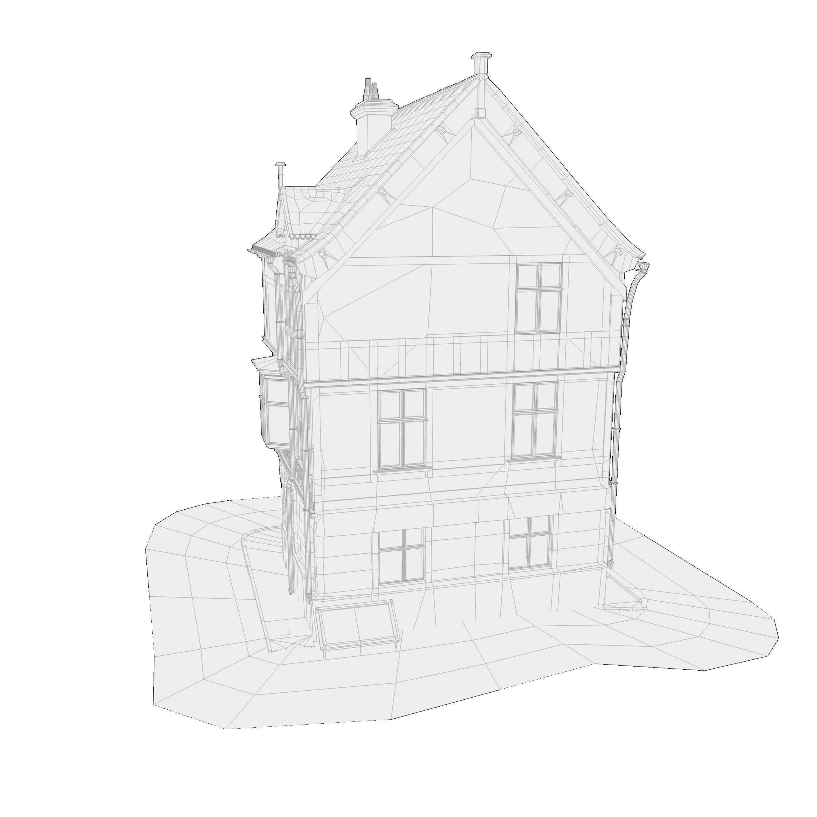 Medieval House 3D model_22