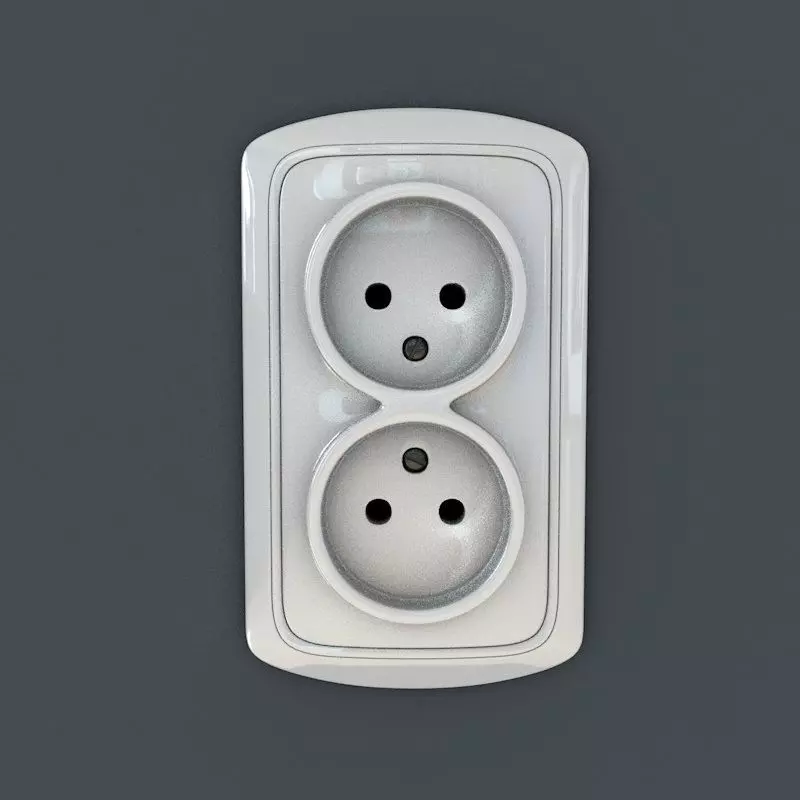 Outlet face plate 3D model