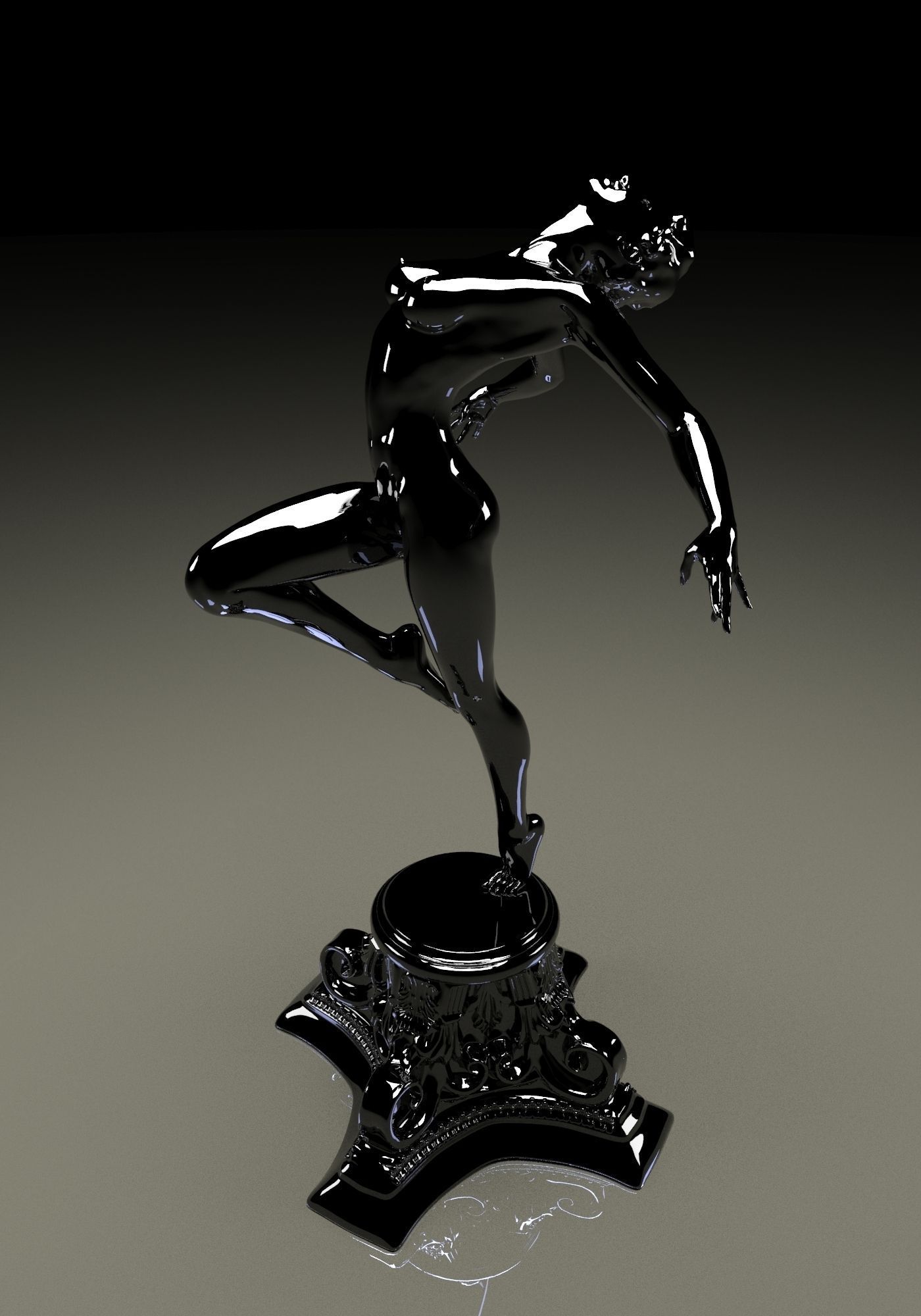 Pretty Lady 3D print model_13