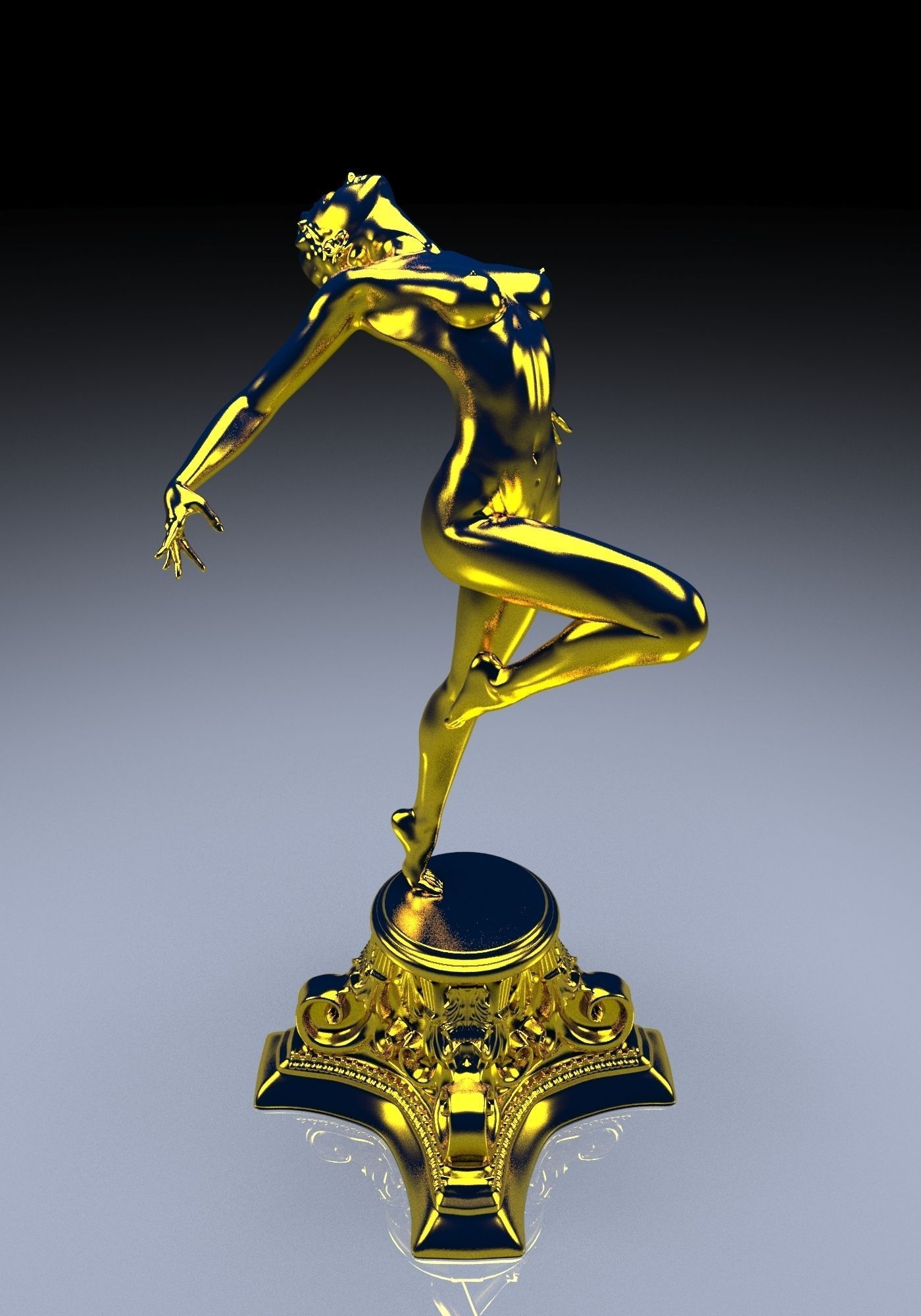 Pretty Lady 3D print model_10