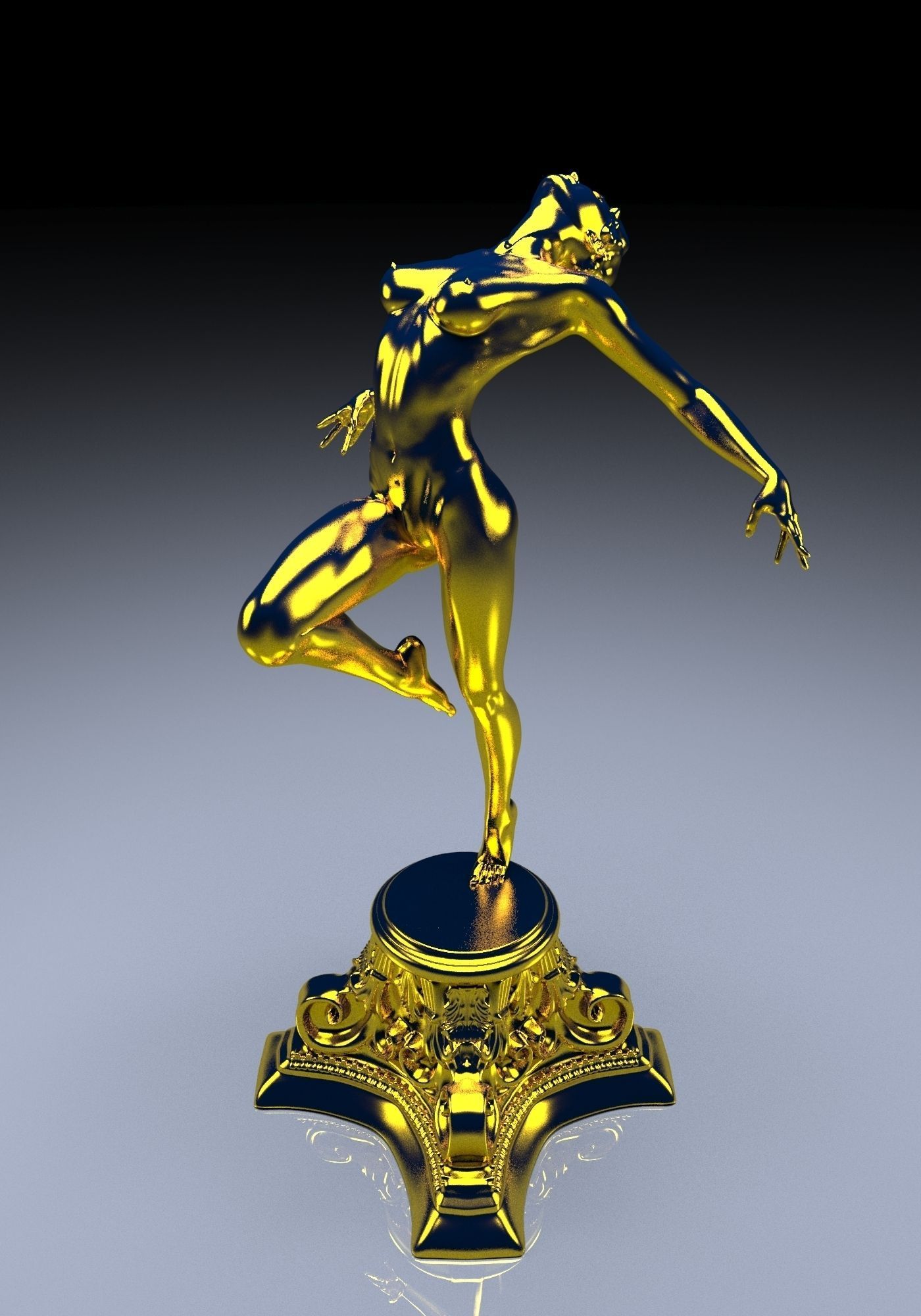 Pretty Lady 3D print model_9