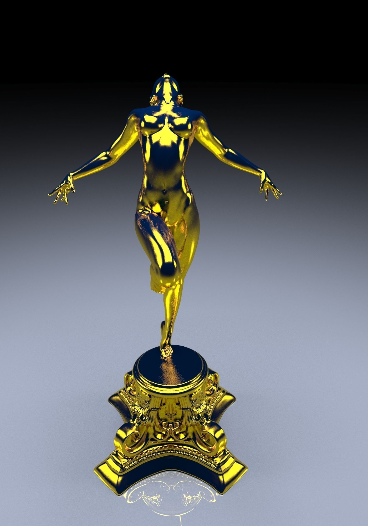 Pretty Lady 3D print model_11