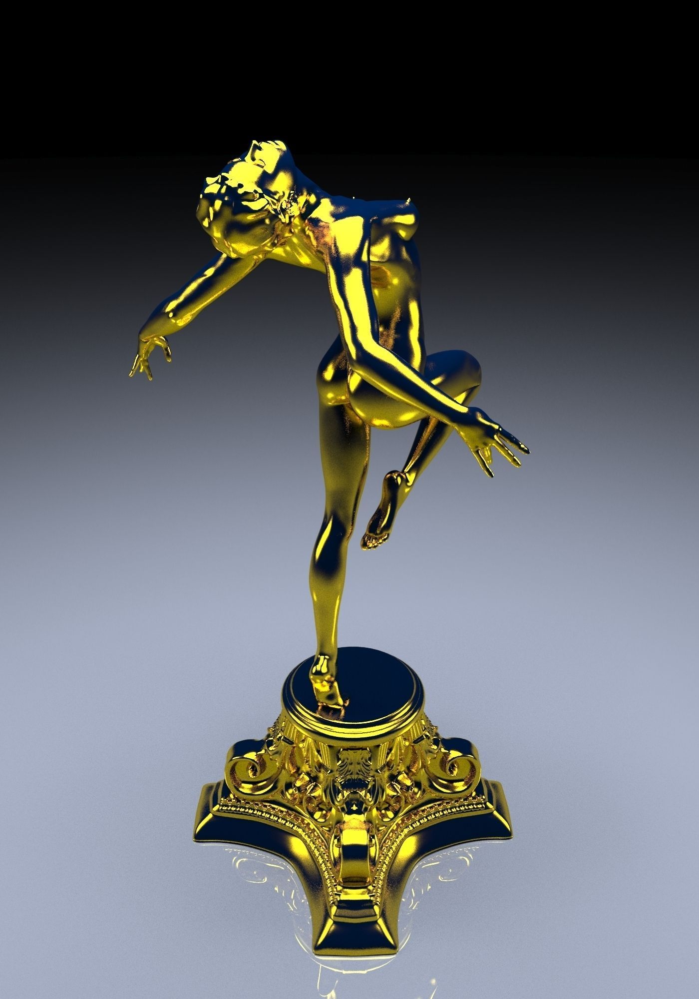 Pretty Lady 3D print model_8