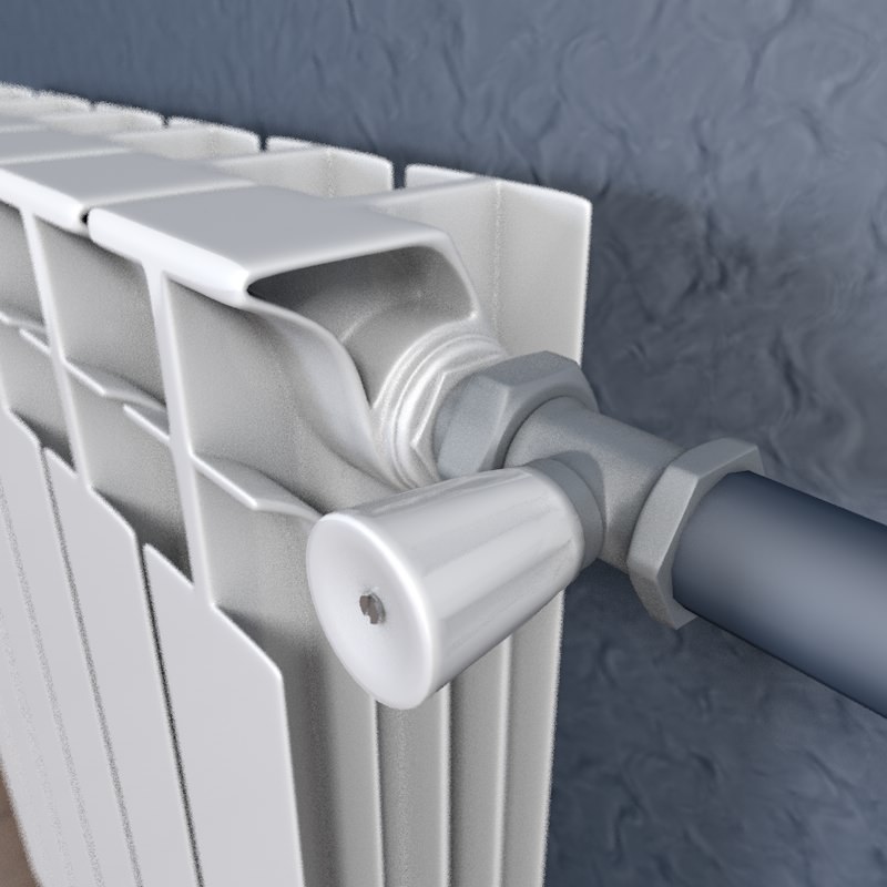Modern radiator 3D model_4