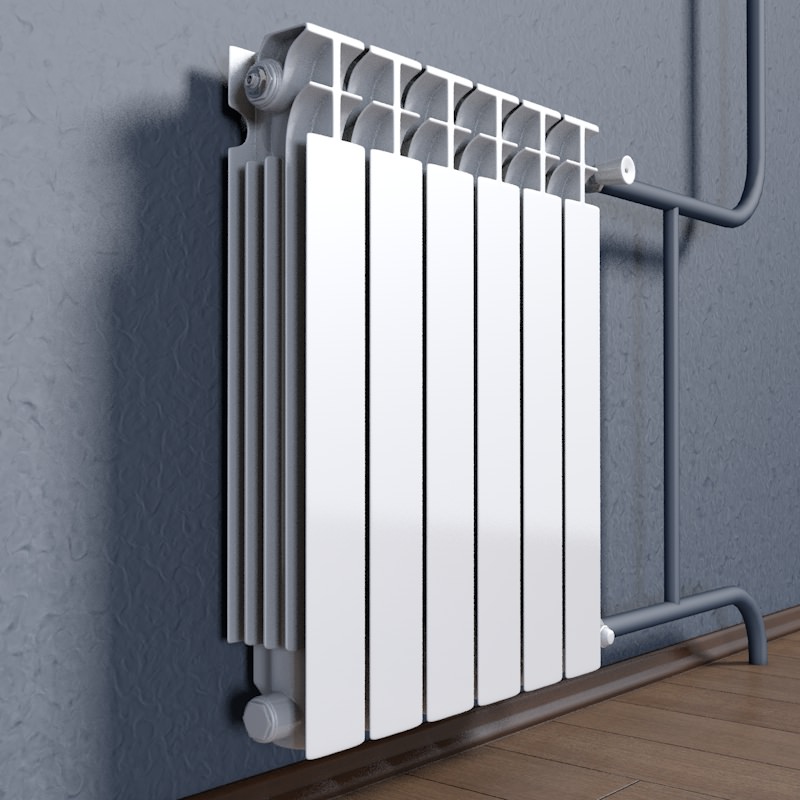Modern radiator 3D model_2