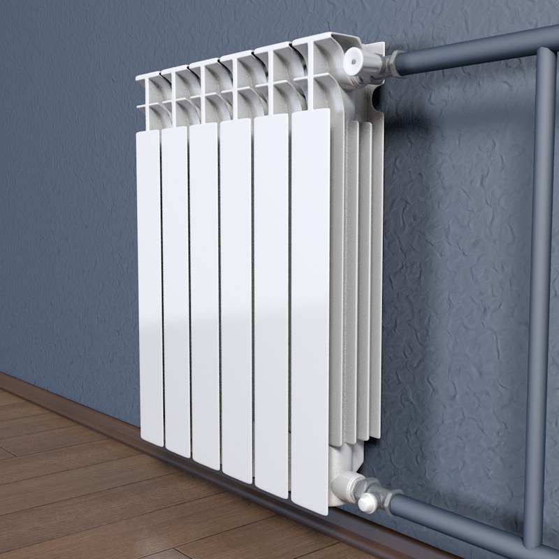 Modern radiator 3D model_1