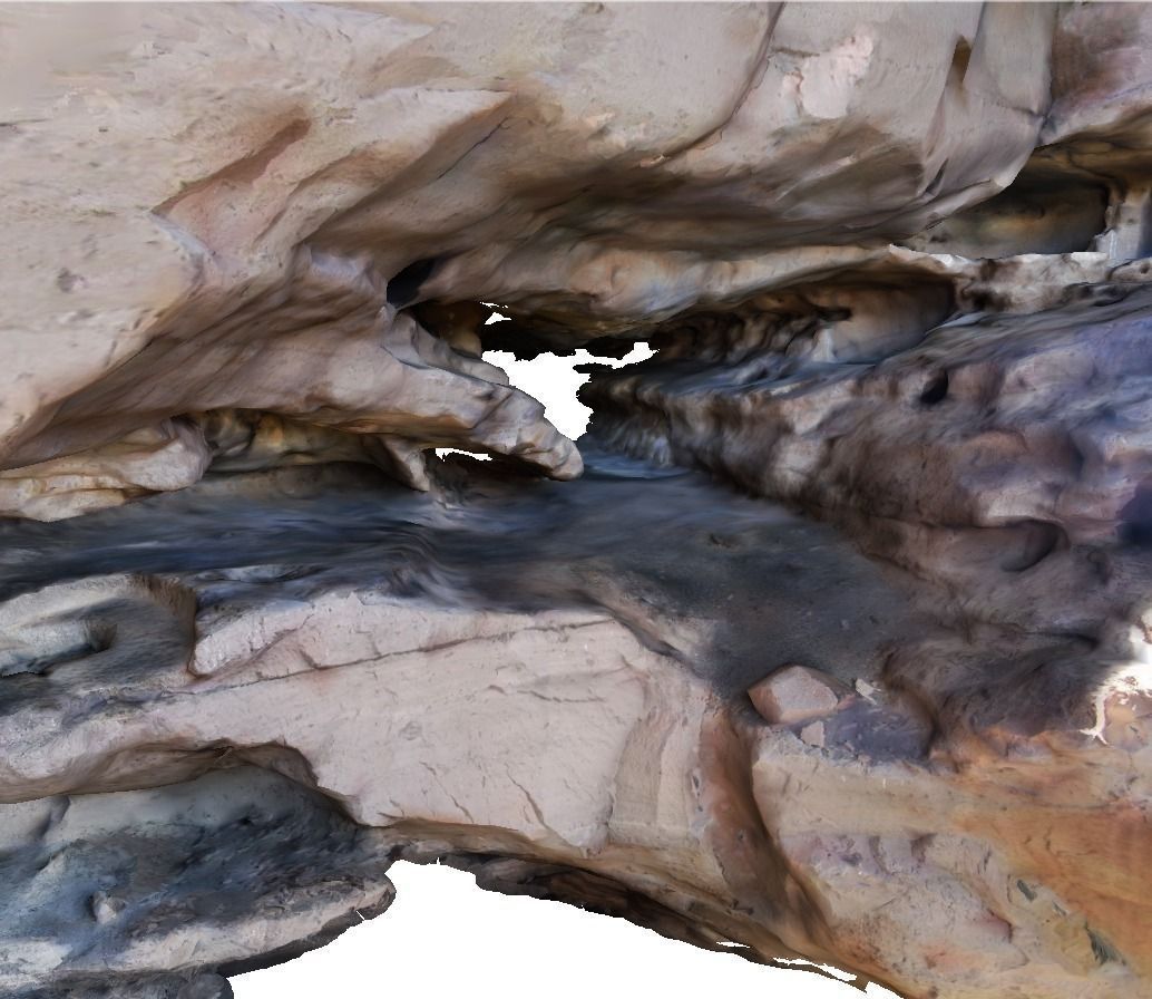 Cave complex I - Lowpoly Low-poly 3D model_4