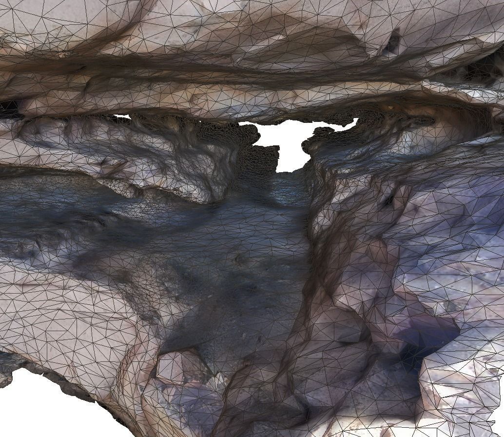 Cave complex I - Lowpoly Low-poly 3D model_2