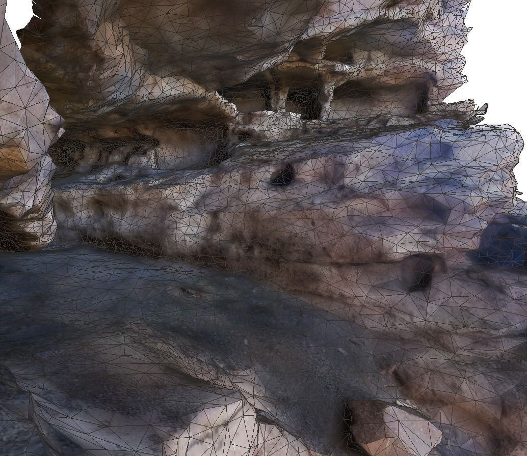 Cave complex I - Lowpoly Low-poly 3D model_1