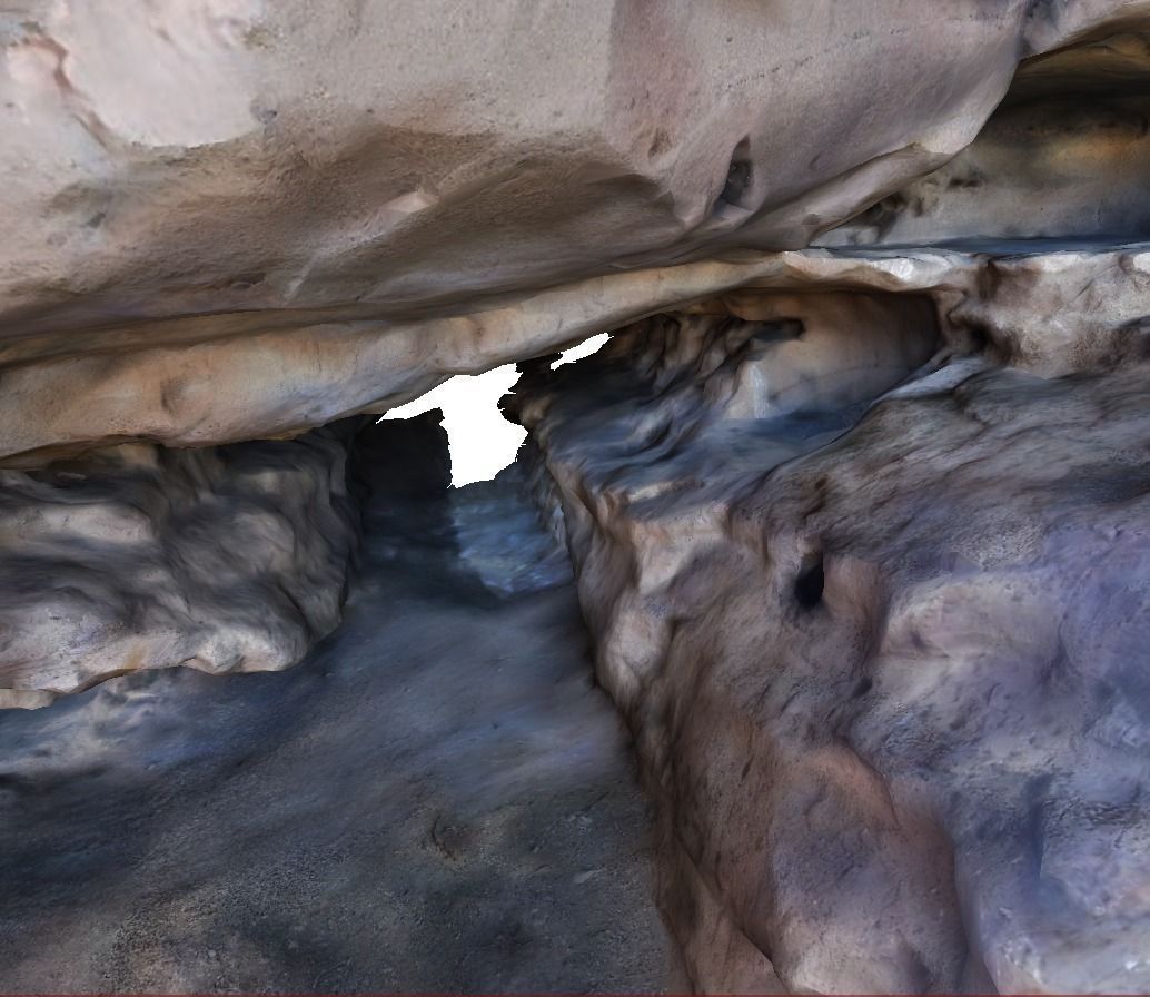 Cave complex I - Lowpoly Low-poly 3D model_7