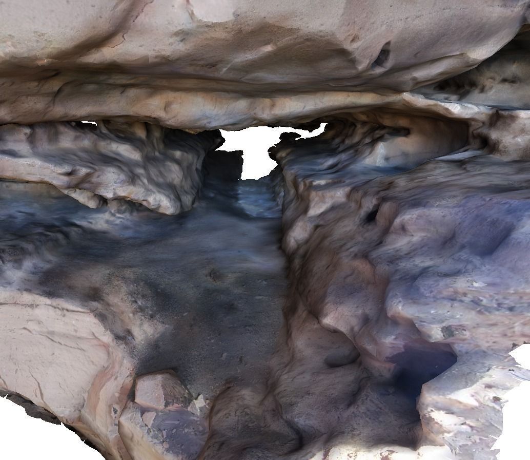 Cave complex I - Lowpoly Low-poly 3D model_3