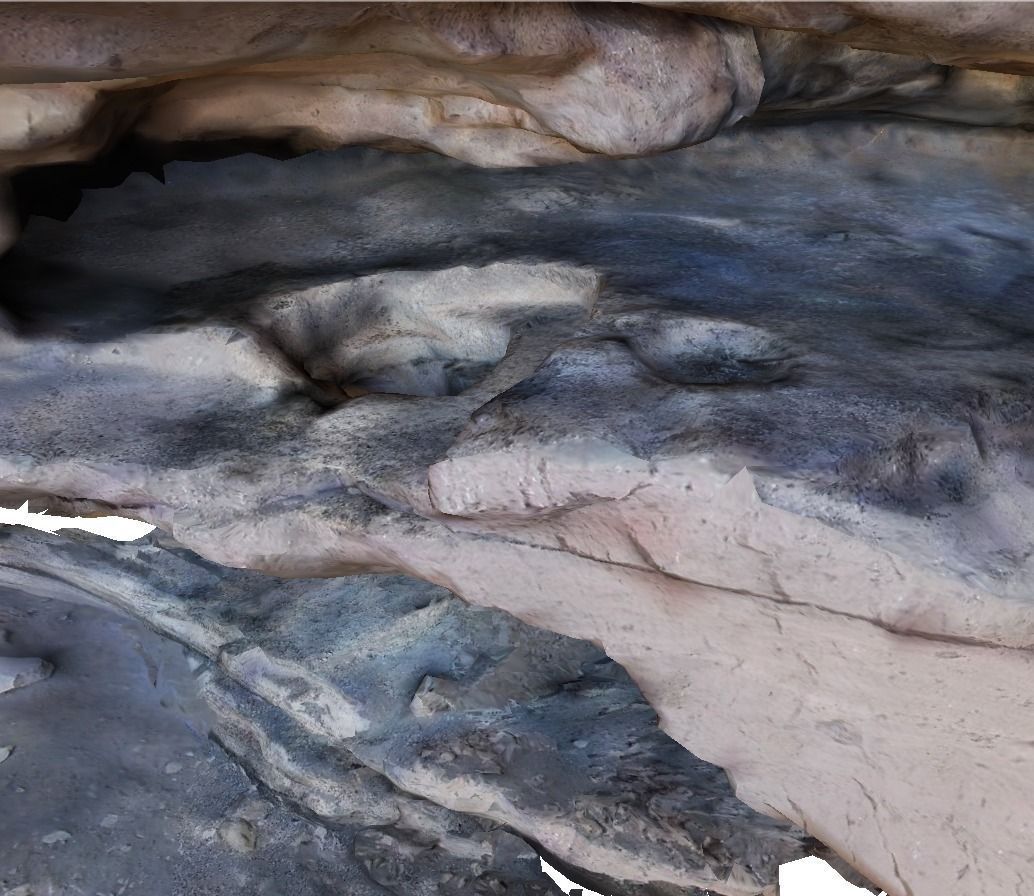 Cave complex I - Lowpoly Low-poly 3D model_9