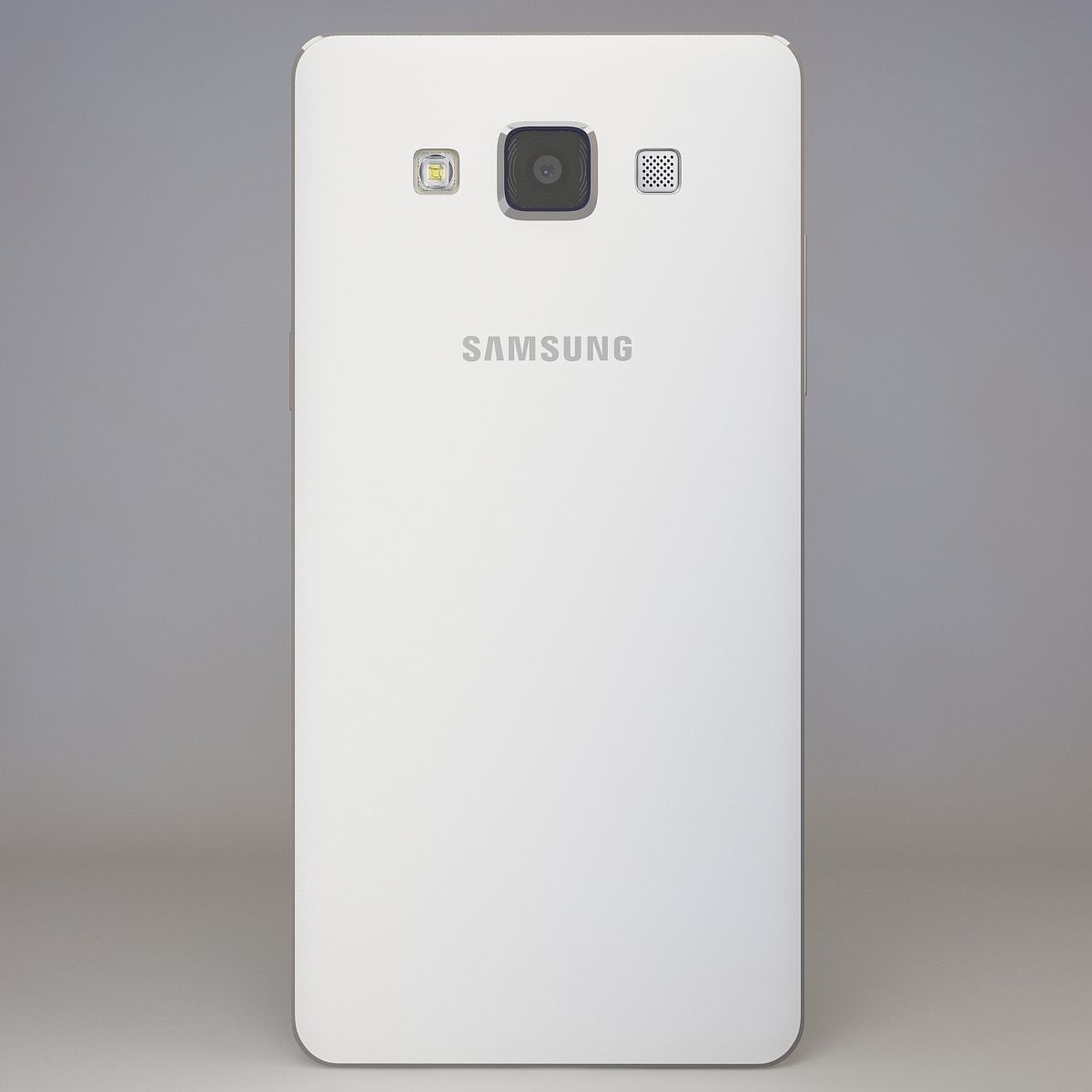 Samsung Galaxy A5 White 3D model_1