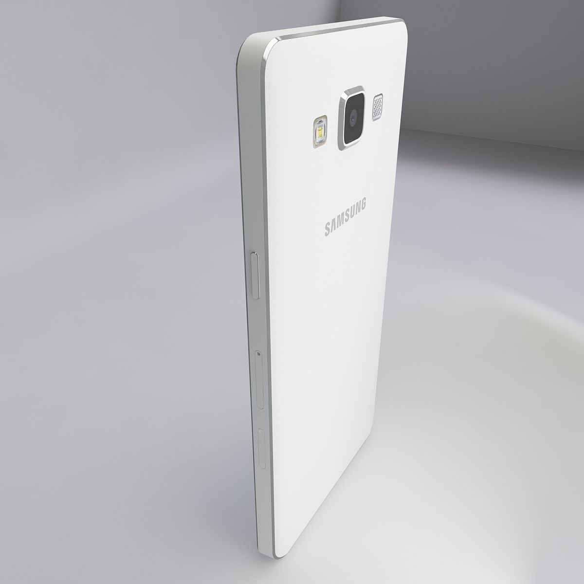 Samsung Galaxy A5 White 3D model_14