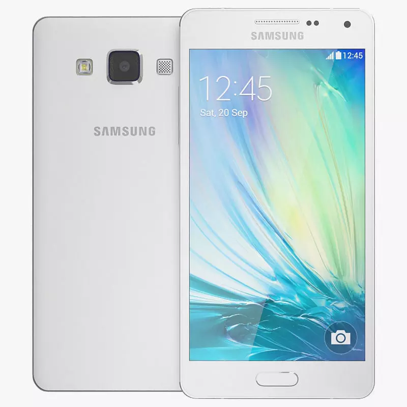Samsung Galaxy A5 White 3D model_0