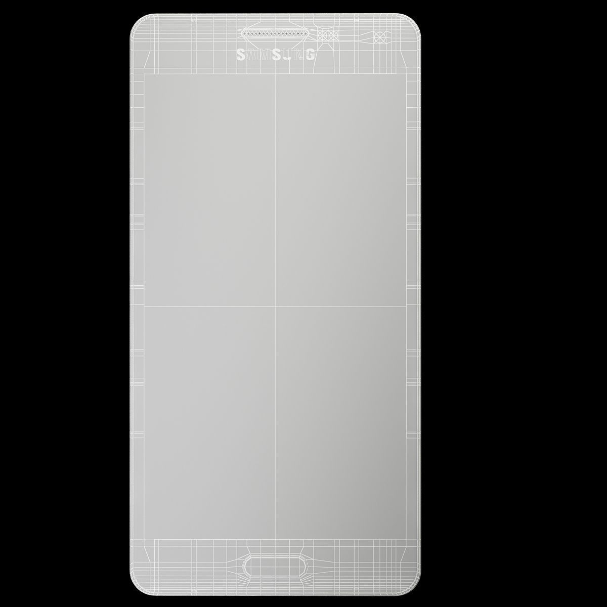 Samsung Galaxy A5 White 3D model_17