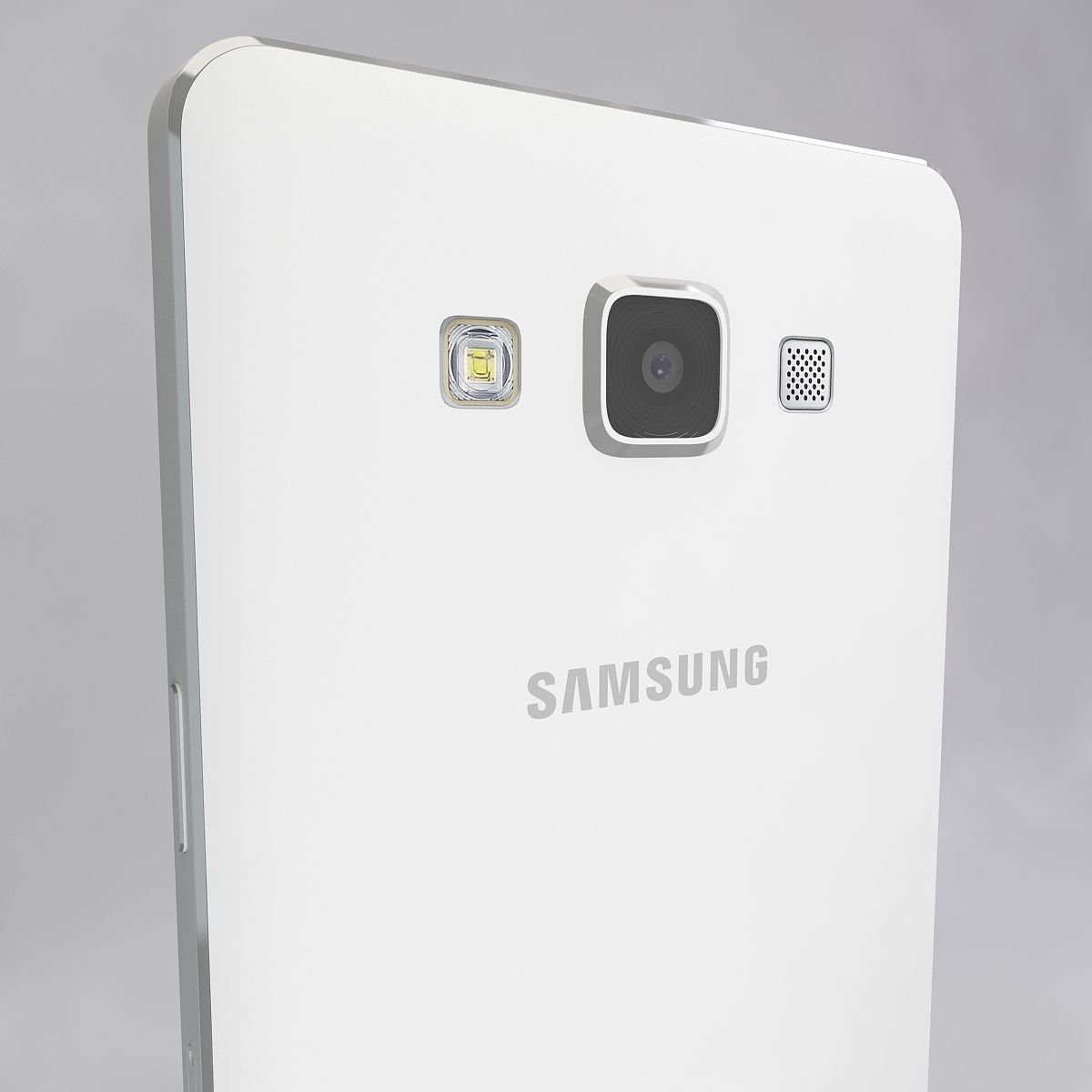 Samsung Galaxy A5 White 3D model_11