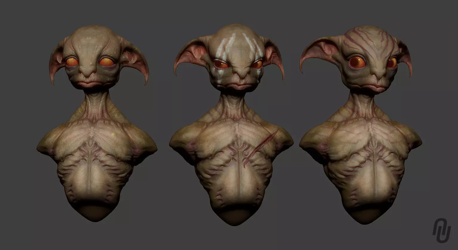 Post Asura 3D print model_0
