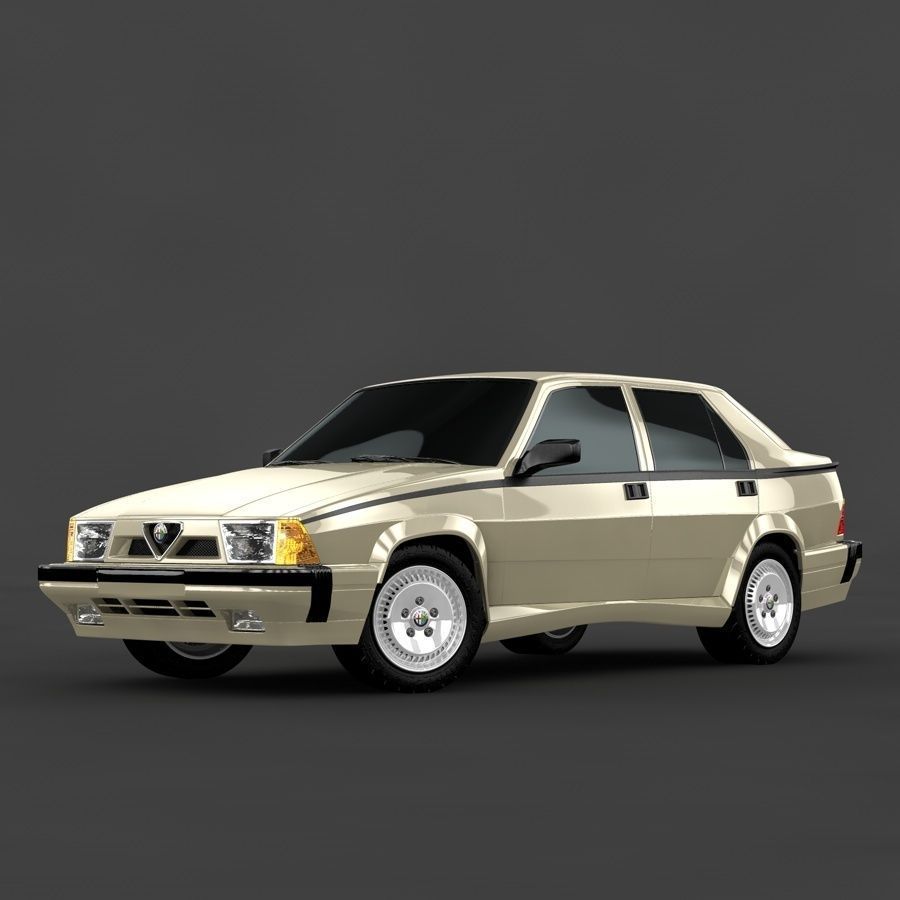 Alfa Romeo 75 3D model_4