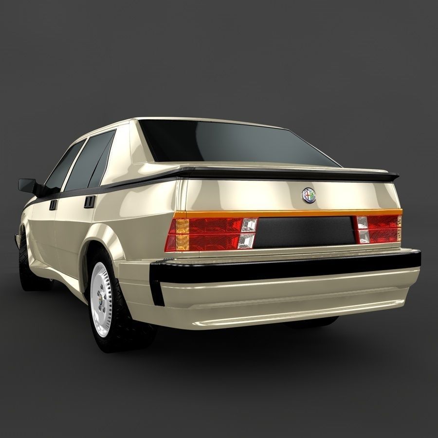 Alfa Romeo 75 3D model_2