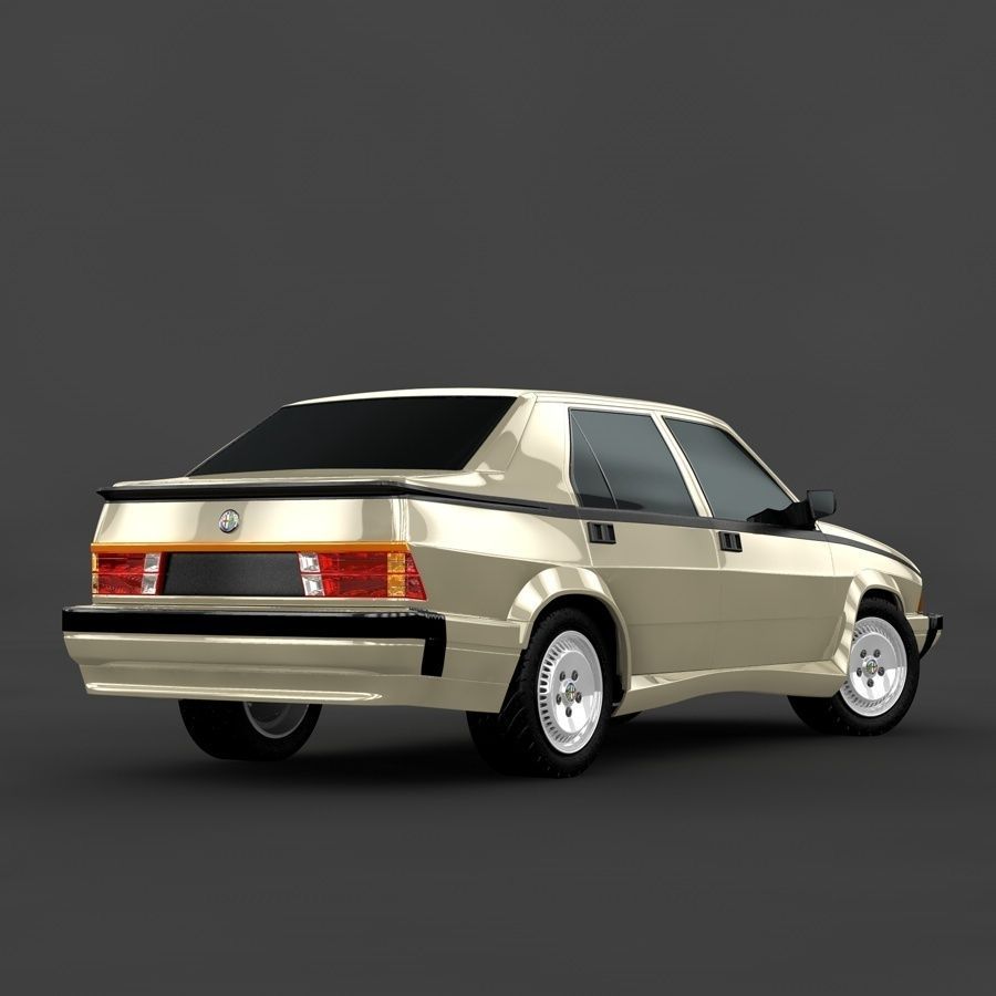 Alfa Romeo 75 3D model_5