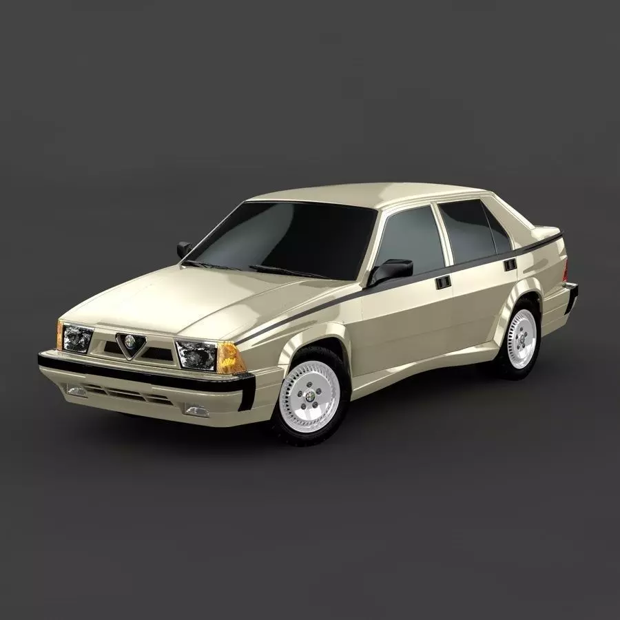 Alfa Romeo 75 3D model_0