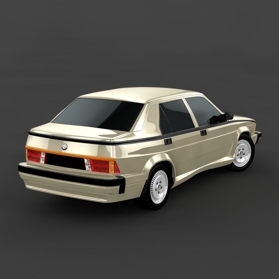 Alfa Romeo 75 3D model_1