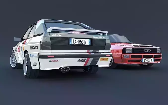 Audi quattro S1 3D model