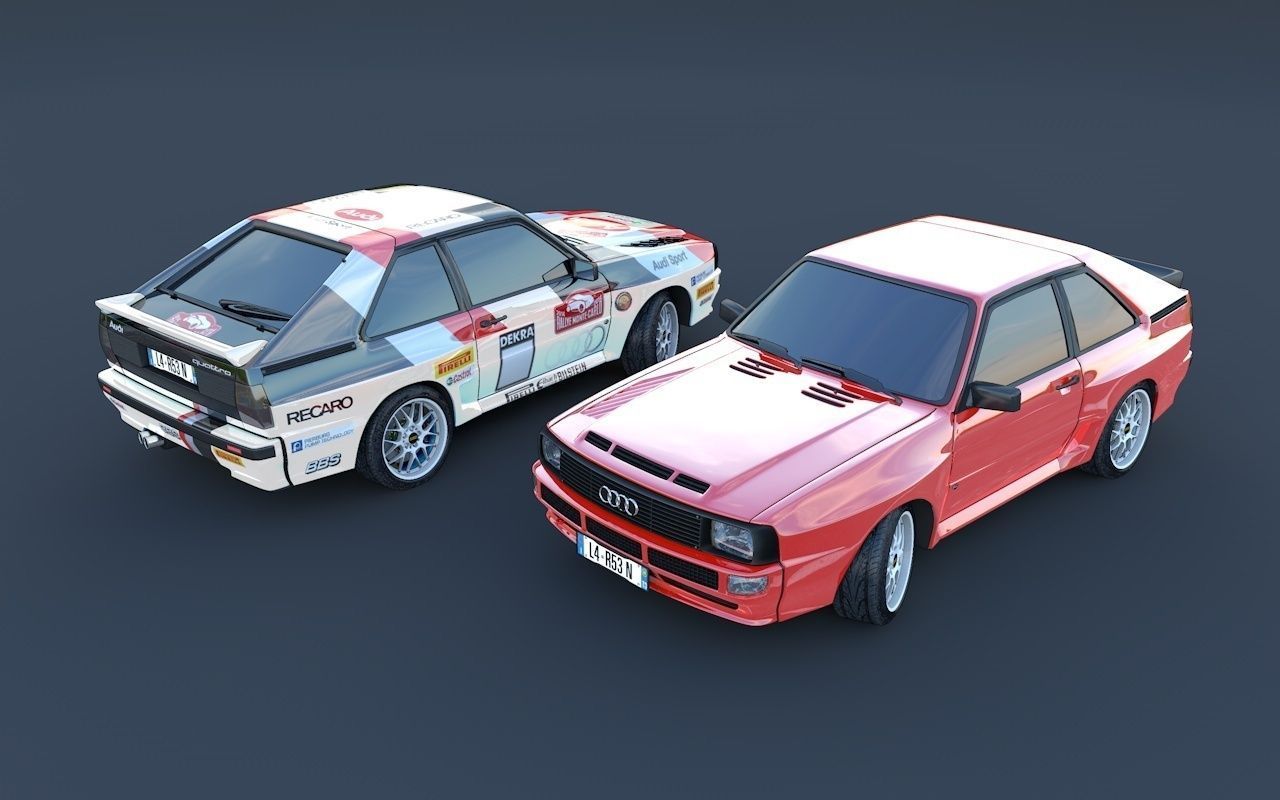 Audi quattro S1 3D model_1