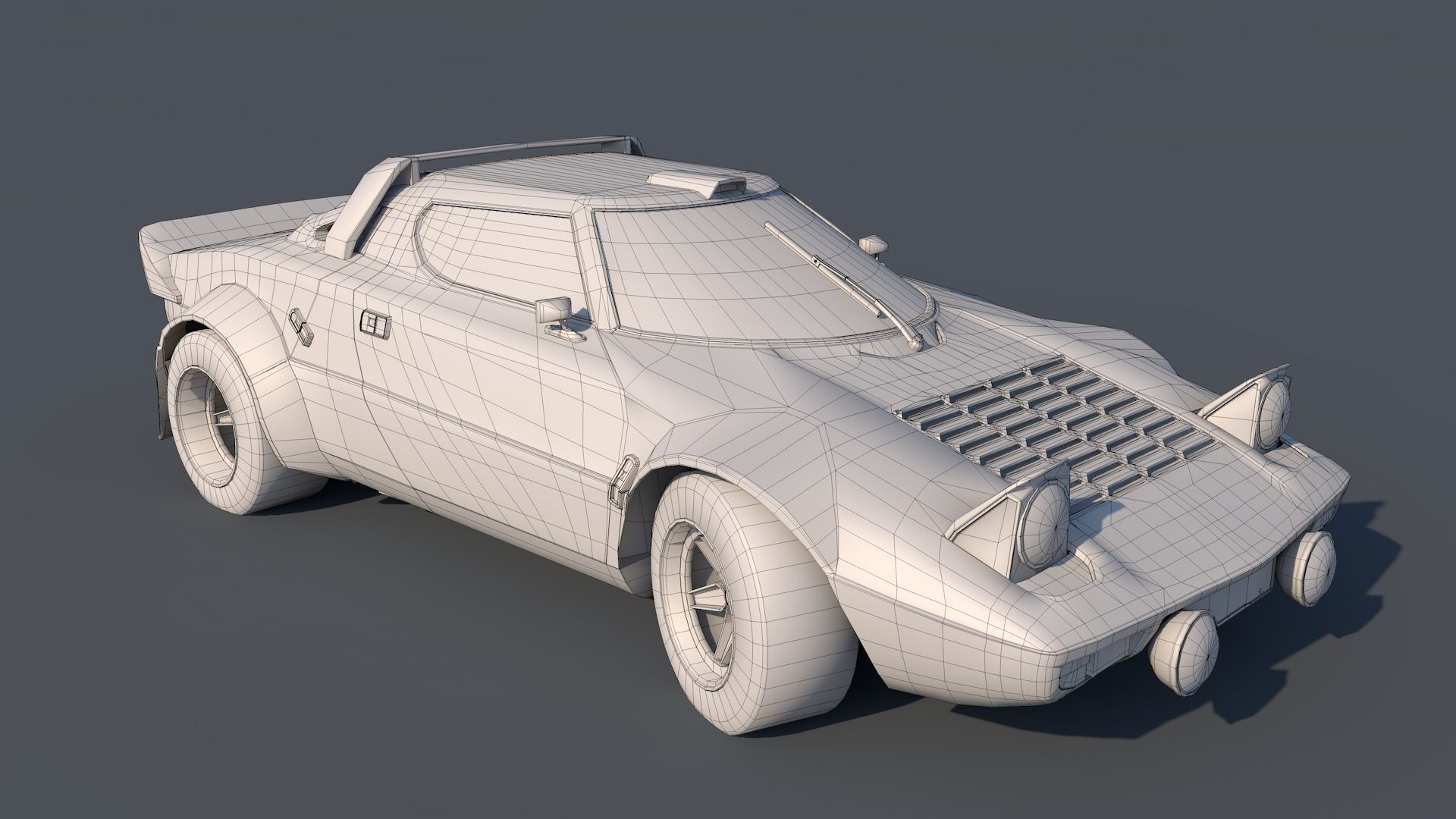 Lancia Stratos Marlboro 3D model_7