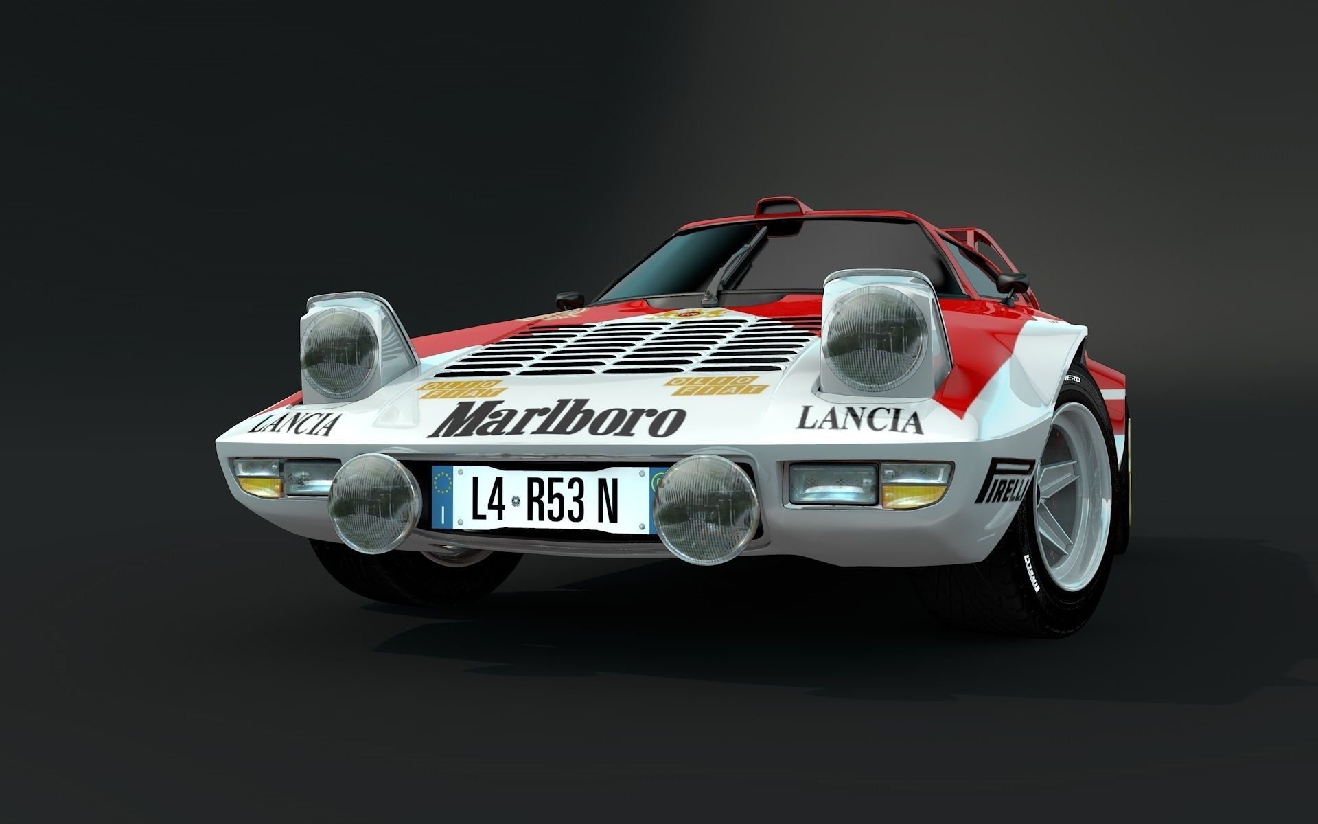 Lancia Stratos Marlboro 3D model_5