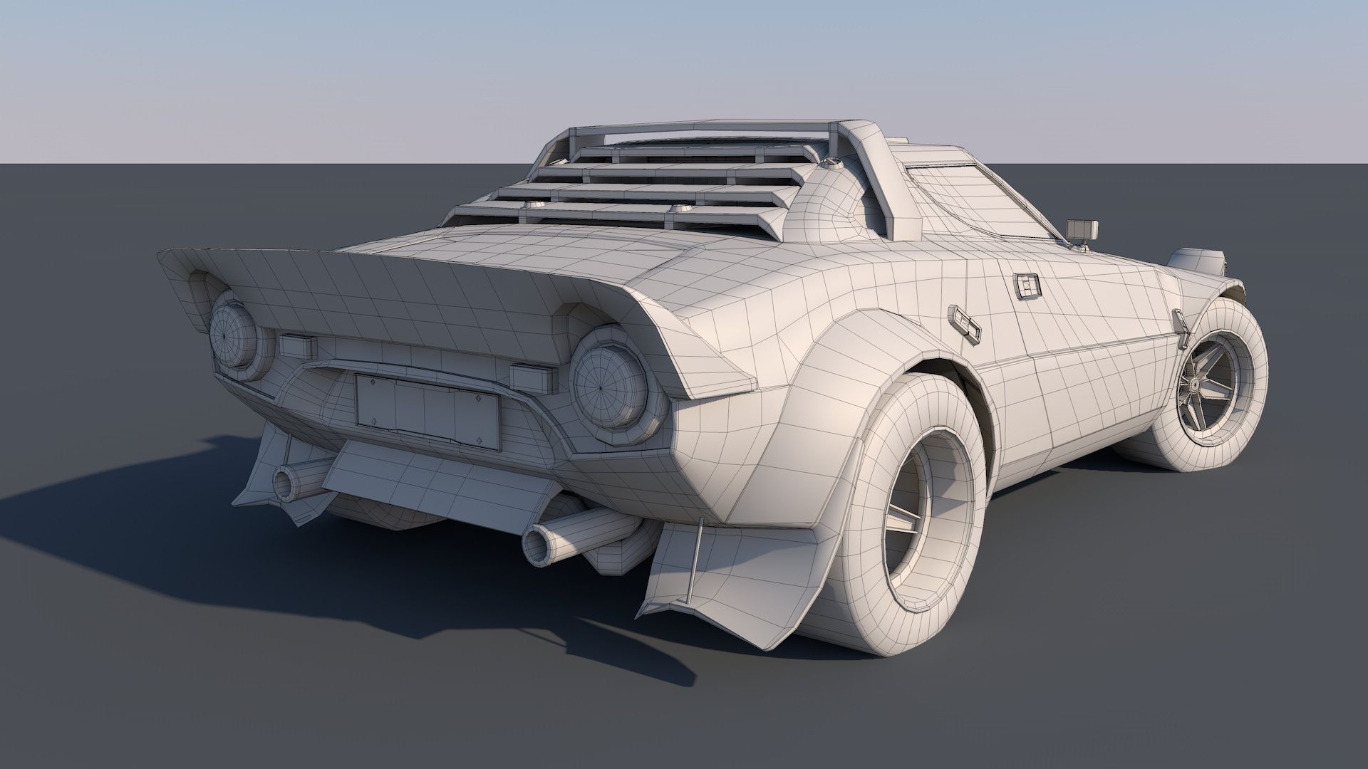 Lancia Stratos Marlboro 3D model_8