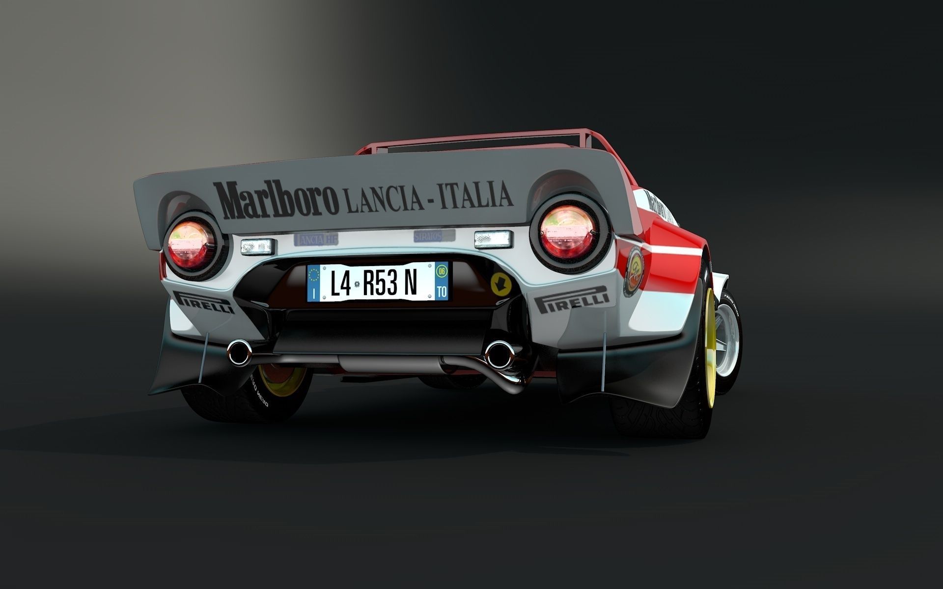 Lancia Stratos Marlboro 3D model_6