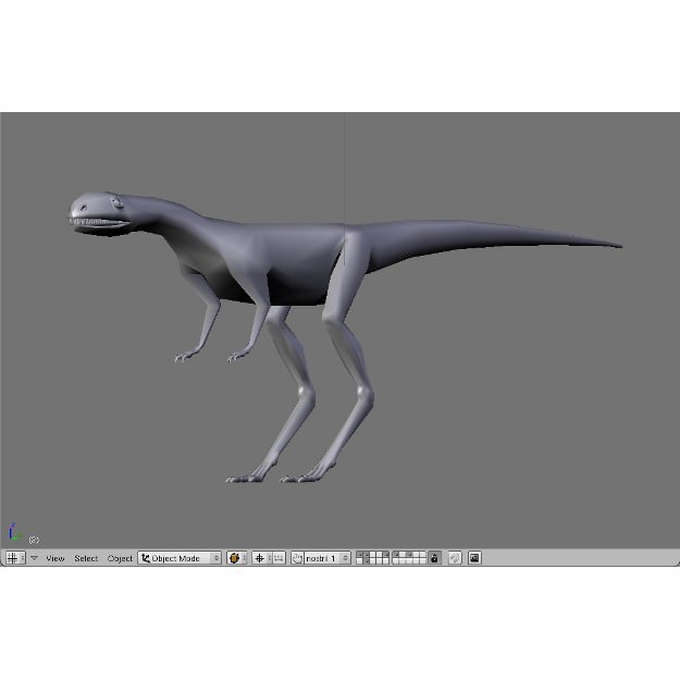 Elaphrosaurus updated 3D model_3